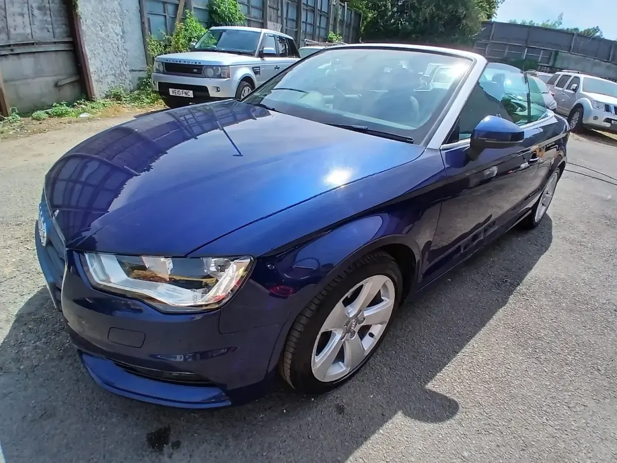 Used Audi A3 Cabriolet Sport 150 HP (110 kW) 2014 Blue Cabriolet