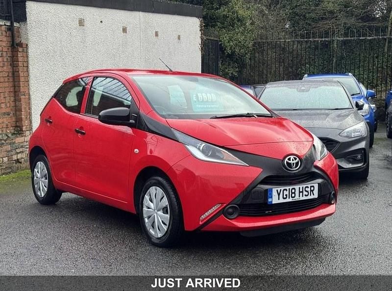 Used Toyota Aygo 68 HP (50 kW) 2018 Red Hatchback
