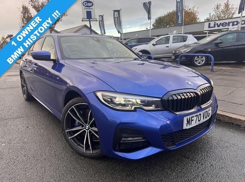 Blue Used 2020 BMW 330e M Sport Sedan | £20,477 (A bit pricey) - Image 1/4