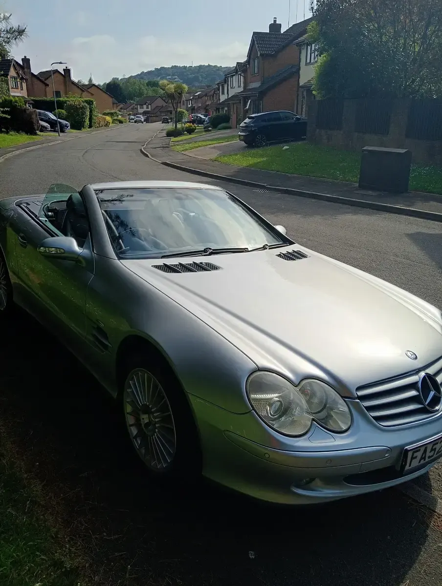 Used Mercedes SL500 2002 Silver Cabriolet