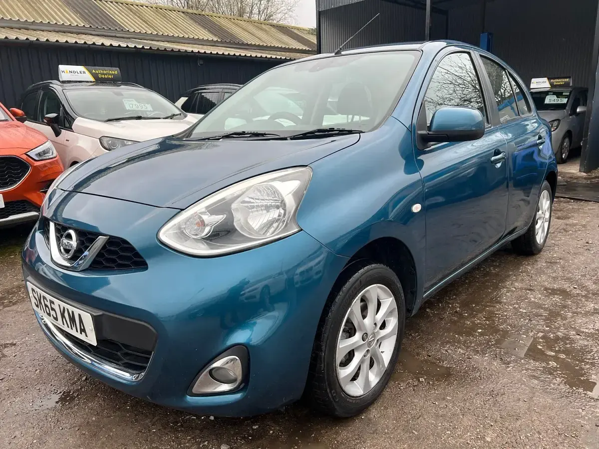 Used Nissan Micra Acenta 80 HP (58 kW) 2015 Blue Hatchback