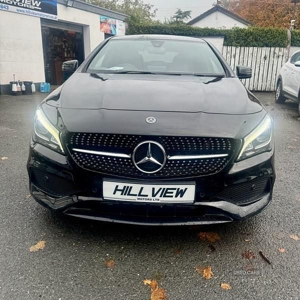 Used Mercedes CLA200 AMG line 2017 Black Sedan