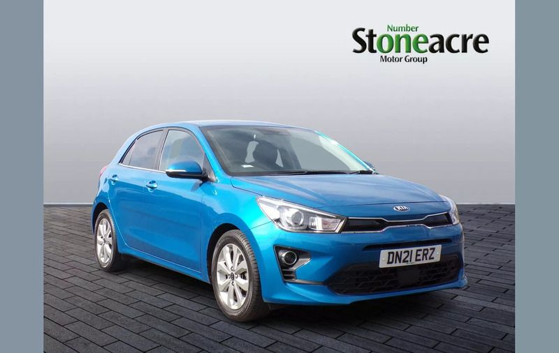 Blue Used 2021 Kia Rio 2 Hatchback | £12,495 (Fair price) - Image 1/4