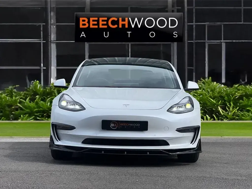 Used Tesla Model 3 Long Range AWD 366 kW (498 HP) 2020 White Sedan