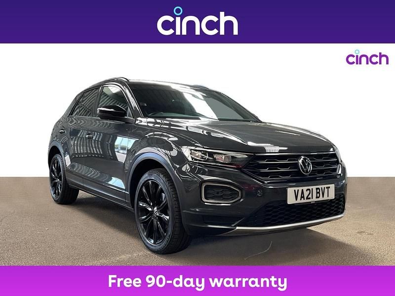 Grey Used 2021 VW T-Roc Black Edition SUV | £20,199 (Fair price) - Image 1/3