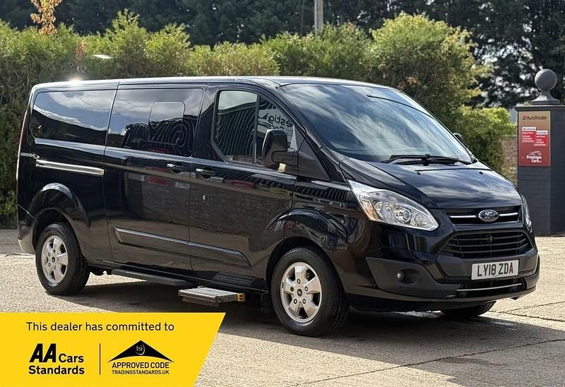 Black Used 2018 Ford Tourneo Custom Titanium Van | £16,990 (Super price) - Image 1/2