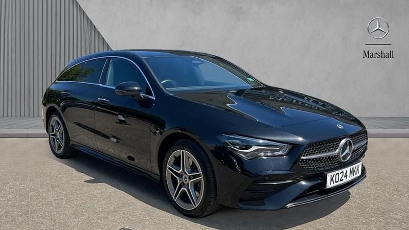 Cosmos black metallic Used 2024 Mercedes CLA250e Executive Sedan | £27,966 (Fair price) - Image 1/4