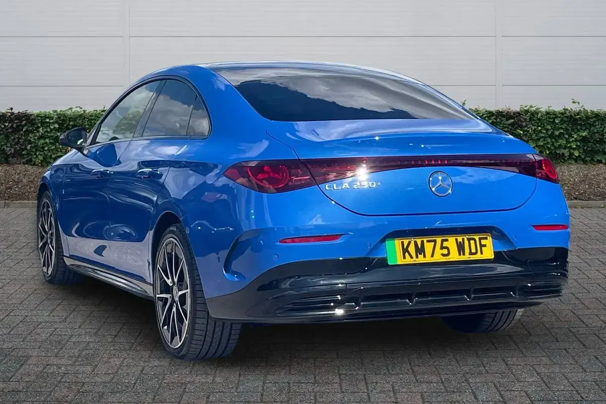 Used Mercedes CLA 250+ AMG line 200 kW (272 HP) 2025 Blue Sedan