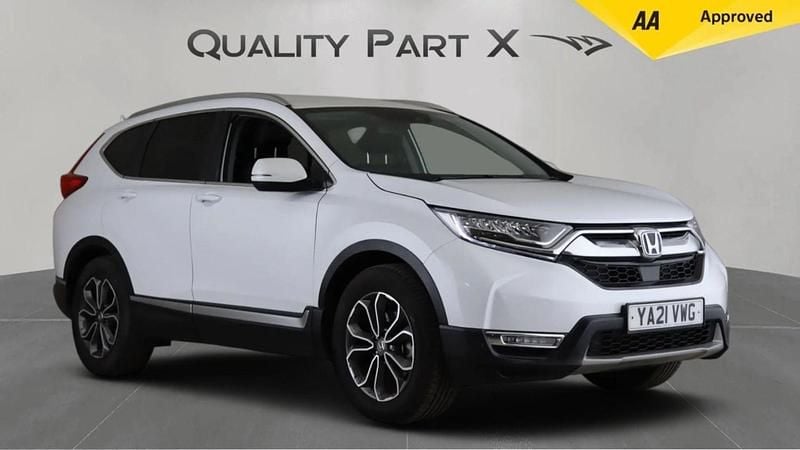 White Used 2021 Honda CR-V Hybrid SUV | £20,444 (Good price) - Image 1/3