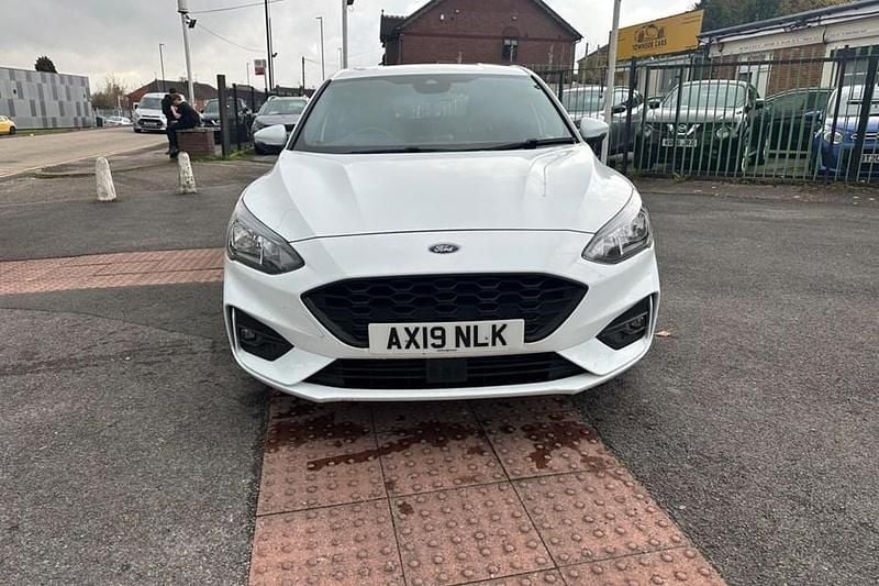 White Used 2019 Ford Focus ST-Line Hatchback | £8,790 (Good price) - Image 1/1