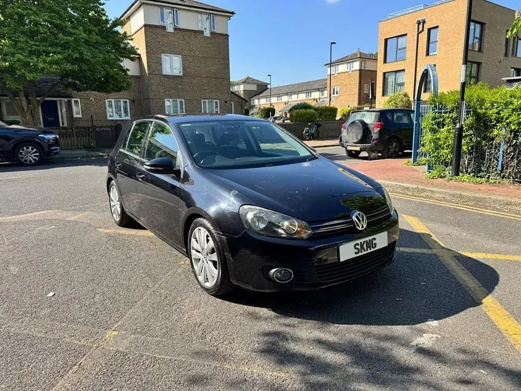 Used VW Golf VI SE 122 HP (89 kW) 2010 Black Hatchback