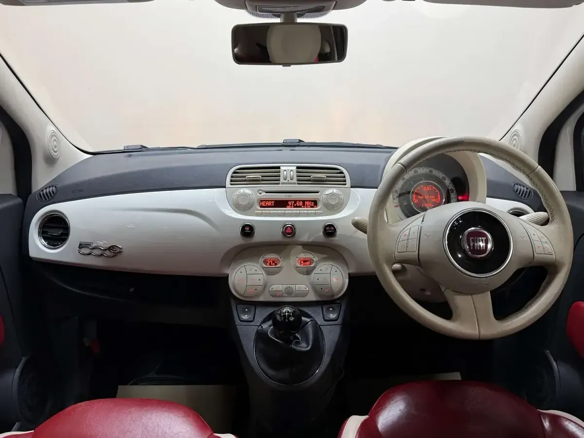 Used Fiat 500C Lounge 2014 White Cabriolet