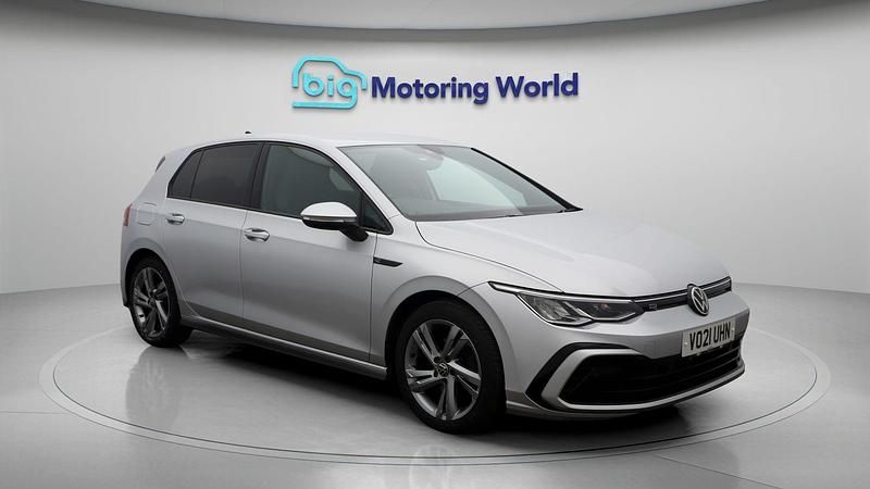 Silver Used 2021 VW Golf VIII R-line Hatchback | £18,200 (Good price) - Image 1/4