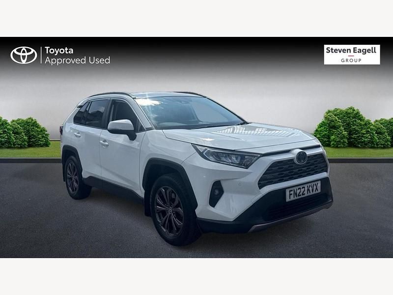 White Used 2022 Toyota RAV4 Hybrid Design SUV | £28,046 (Good price) - Image 1/3