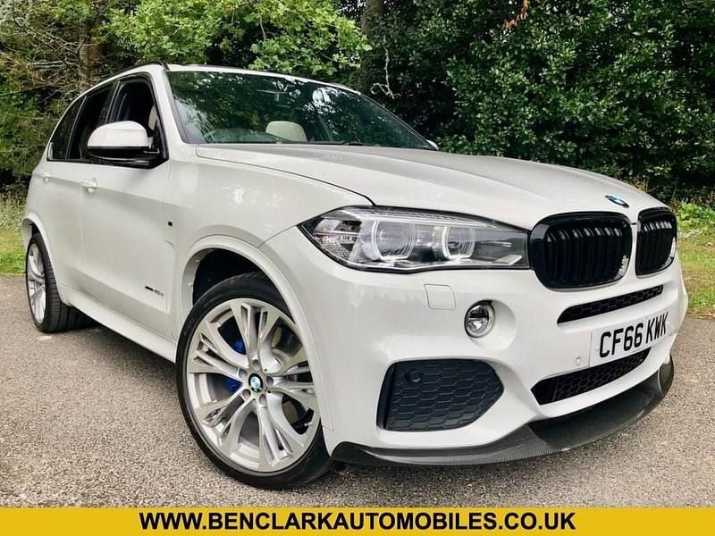 White Used 2017 BMW X5 M Sport SUV | £24,695 (Fair price) - Image 1/4