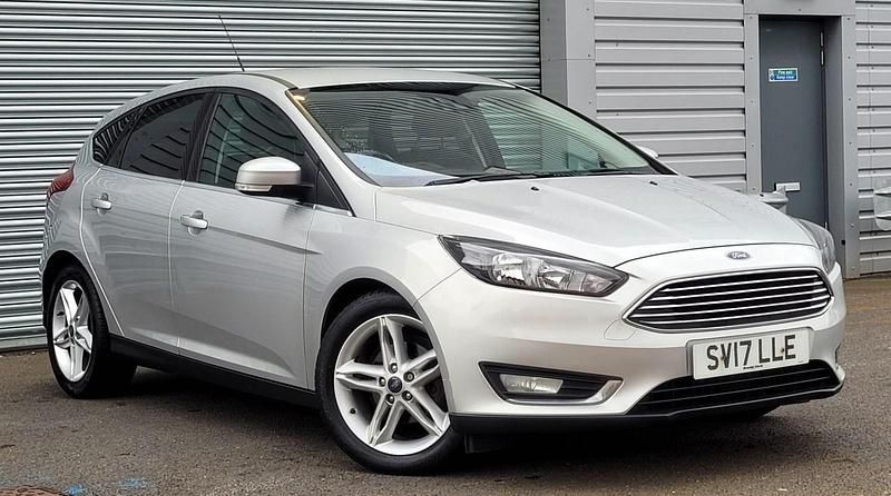 Silver Used 2017 Ford Focus Titanium Hatchback | £5,799 (Good price) - Image 1/4