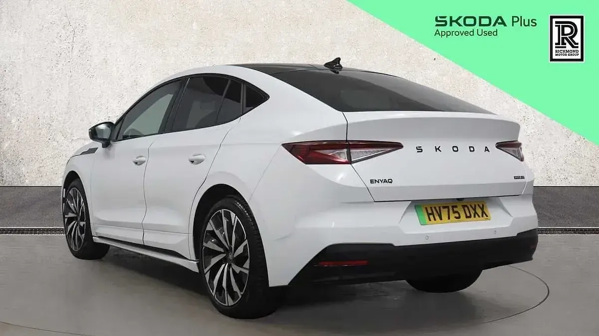 Used Skoda Enyaq iV SportLine 210 kW (286 HP) 2025 White SUV