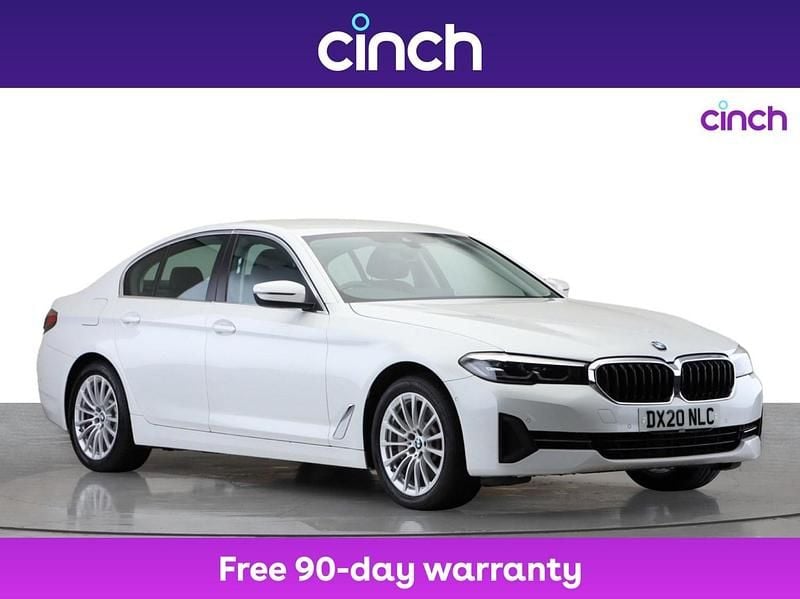 White Used 2020 BMW 530e Exclusive Sedan | £16,599 (Good price) - Image 1/3