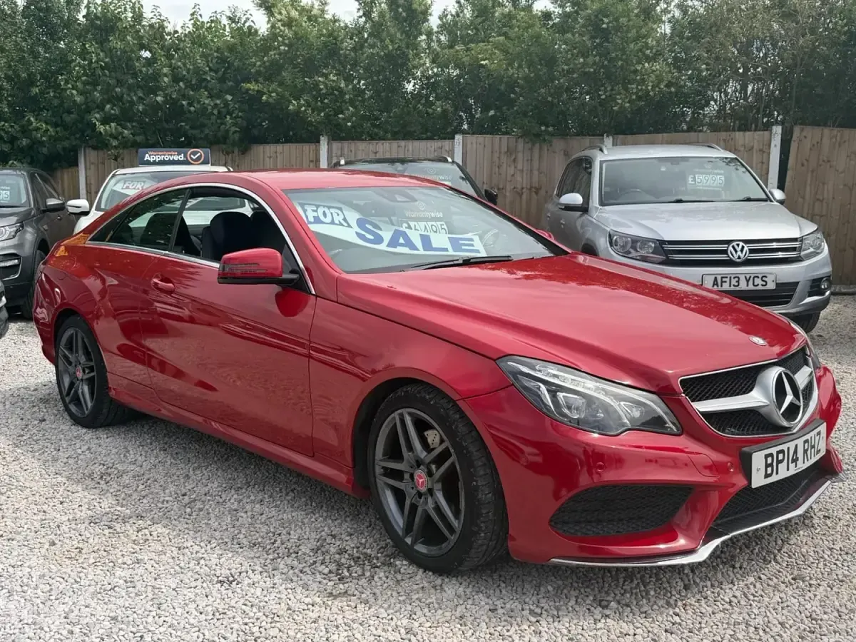 Used Mercedes E220 AMG 2014 Red Coupe