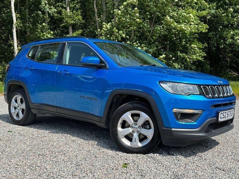 Blue Used 2018 Jeep Compass Longitude SUV | £9,495 (Fair price) - Image 1/4