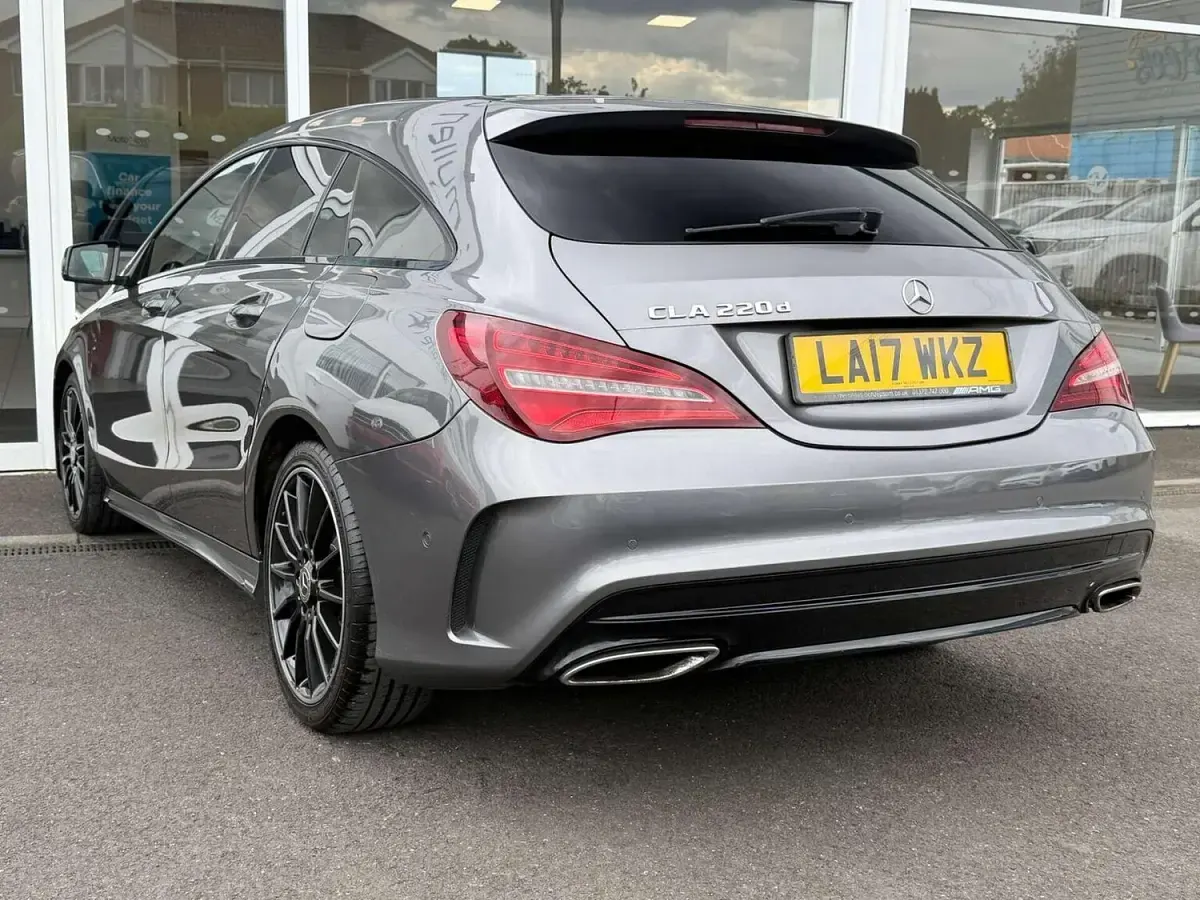 Used Mercedes CLA220 Shooting Brake AMG line 177 HP (130 kW) 2017 Grey Estate