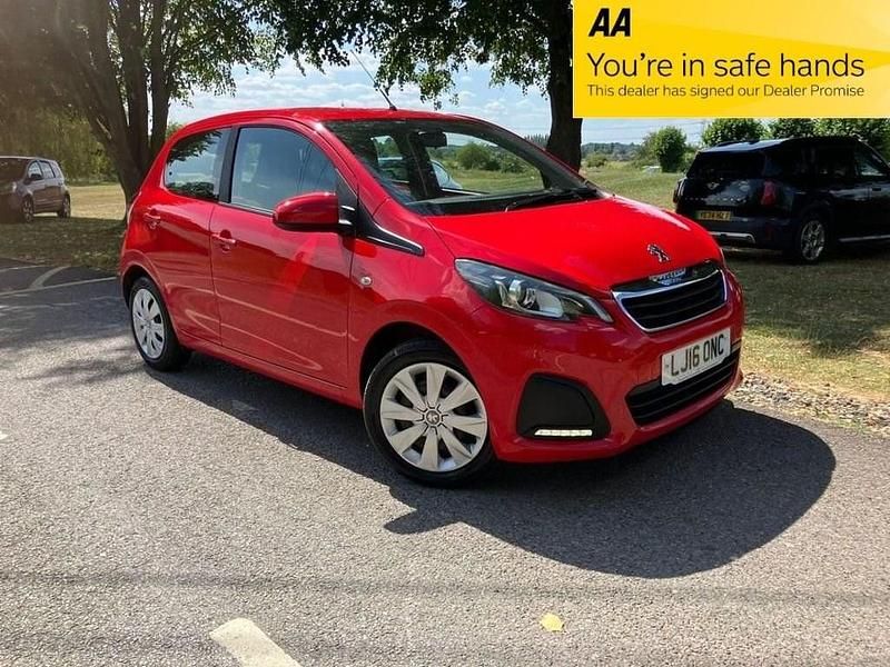 Red Used 2016 Peugeot 108 Active Hatchback | £5,795 (Fair price) - Image 1/4