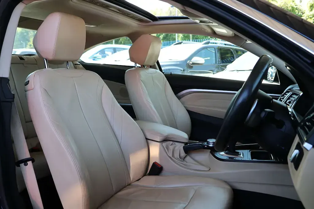 Used BMW 430 Luxury Line 252 HP (185 kW) 2016 Imperial blue xirallic Coupe