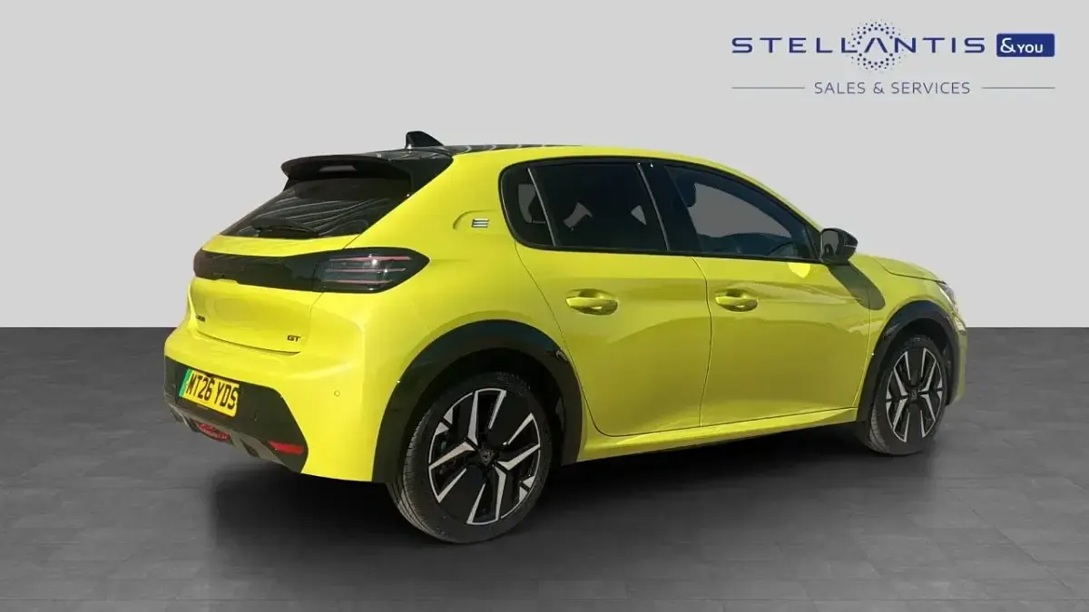 Nouă Peugeot e-208 GT 113 kW (154 CP) 2026 Galben Hatchback