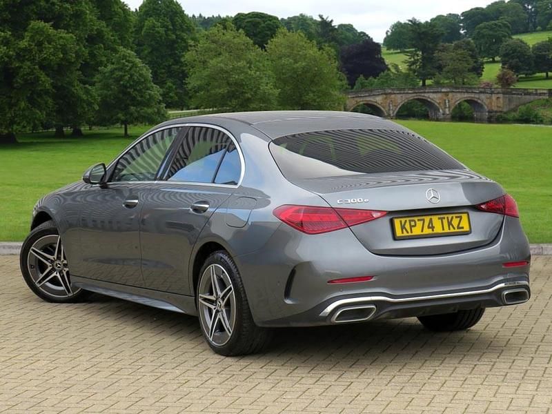 Used Mercedes C300e AMG Line Premium 2024 Grey Sedan