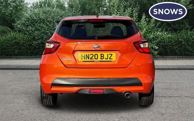Used Nissan Micra Acenta 117 HP (86 kW) 2020 Orange Hatchback