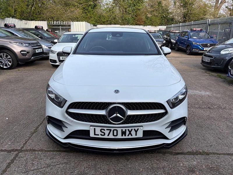Used Mercedes A250 AMG line 2020 White Sedan
