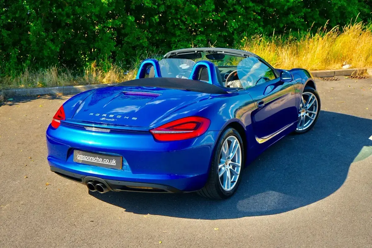 Used Porsche Boxster 265 HP (194 kW) 2013 Blue Cabriolet