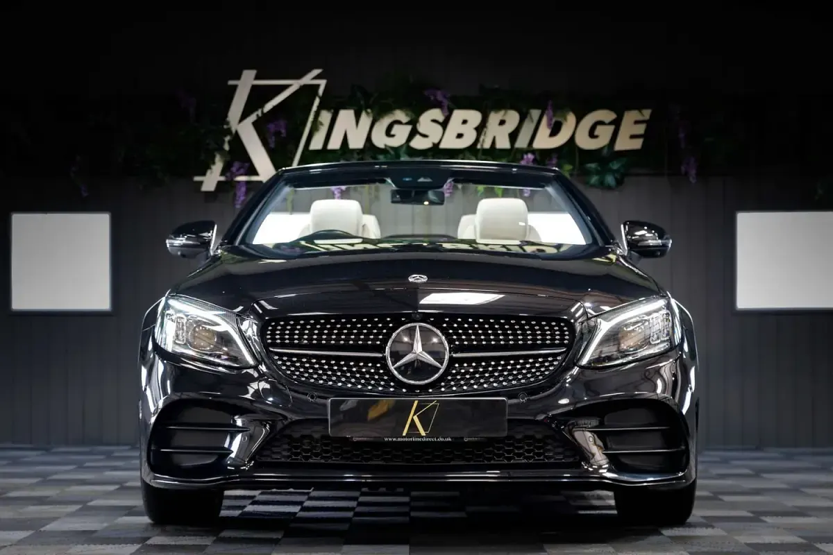 Used Mercedes C300 AMG line 2021 Black Cabriolet