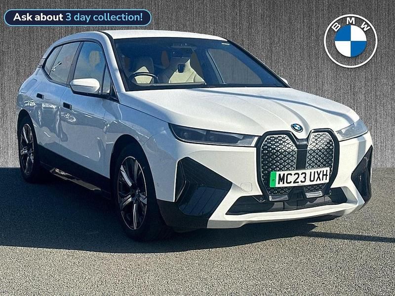 White Used 2023 BMW iX M Sport SUV | £36,499 (Good price) - Image 1/4