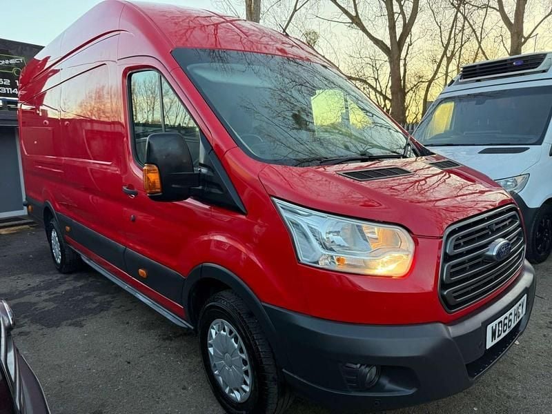 Red Used 2017 Ford Transit Van | £8,490 (A bit pricey) - Image 1/4