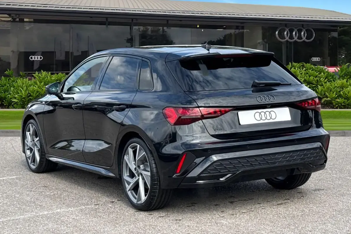 New Audi A3 Sportback Black Edition 2026 Green Hatchback