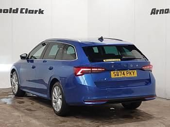 Begagnad Skoda Octavia SE L 150 HK (110 kW) 2024 Blå Kombi