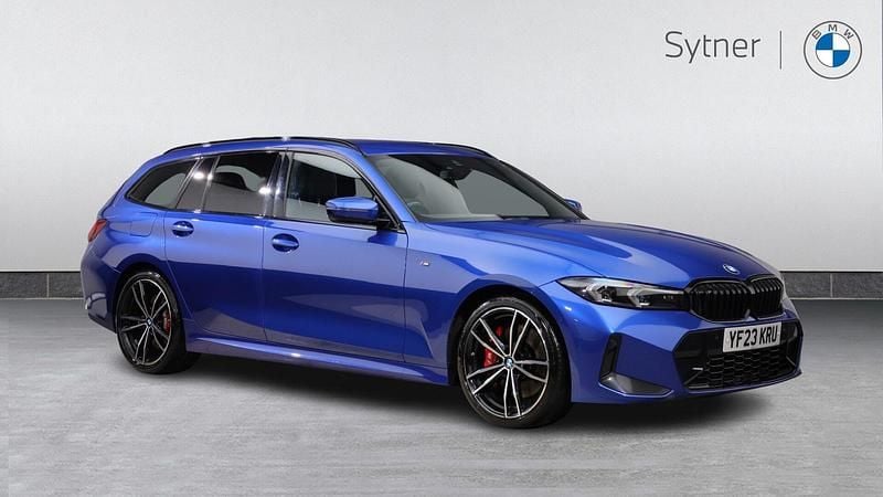 Blue Used 2023 BMW 320 M Sport Estate | £29,750 (A bit pricey) - Image 1/4