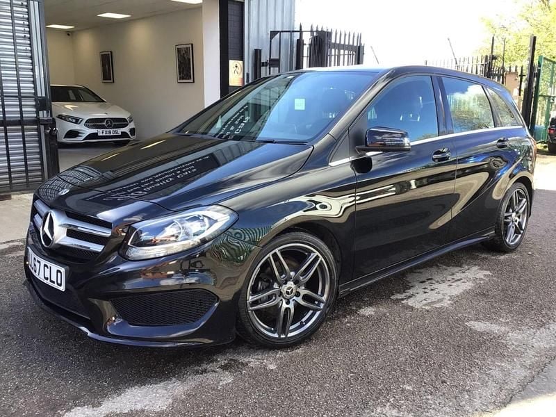 Used Mercedes B200 AMG line 2017 Black MPV