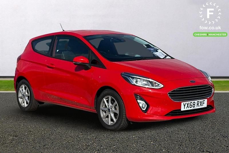 Red Used 2018 Ford Fiesta Zetec Hatchback | £11,699 (Fair price) - Image 1/3