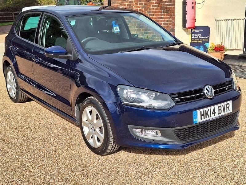 Blue Used 2014 VW Polo Edition Hatchback | £6,495 (Fair price) - Image 1/4