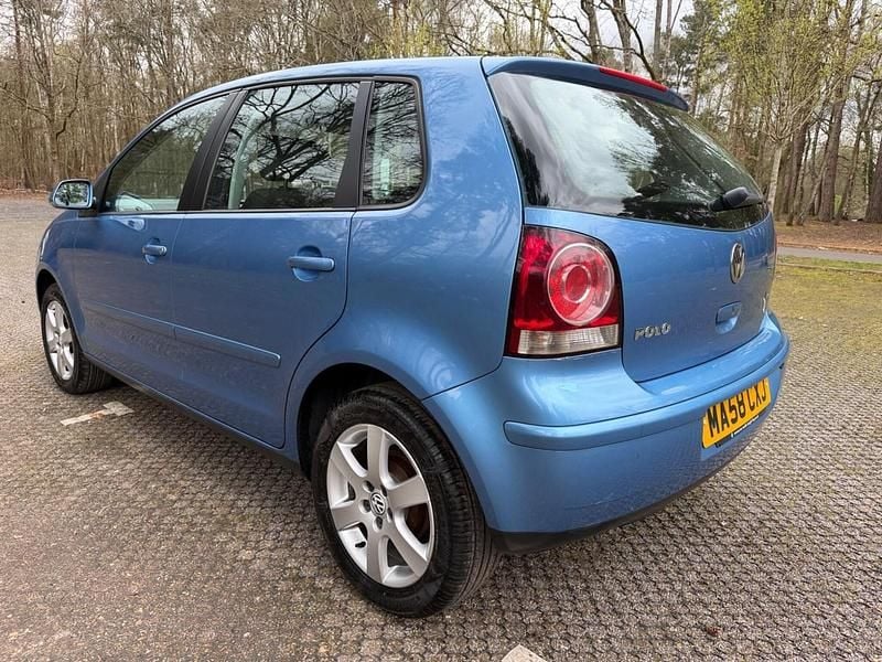 Used VW Polo Match 70 HP (51 kW) 2008 Blue Hatchback