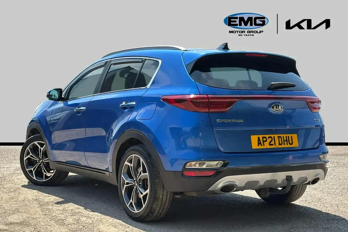 Used Kia Sportage GT-Line S 136 HP (100 kW) 2021 Blue SUV