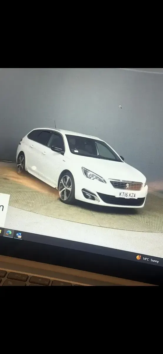Begagnad Peugeot 308 GT-line 2016 Vit Kombi
