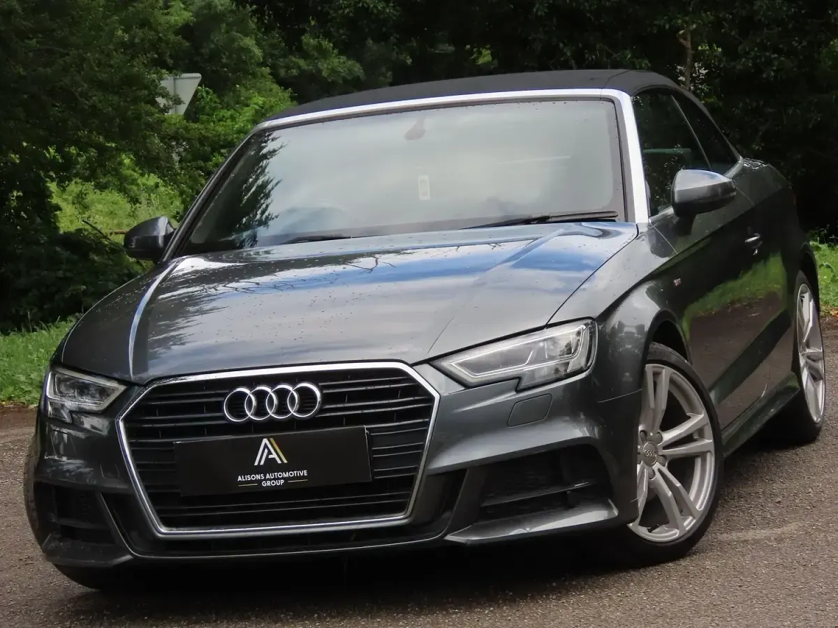Used Audi A3 Cabriolet S-Line 150 HP (110 kW) 2016 Grey Cabriolet