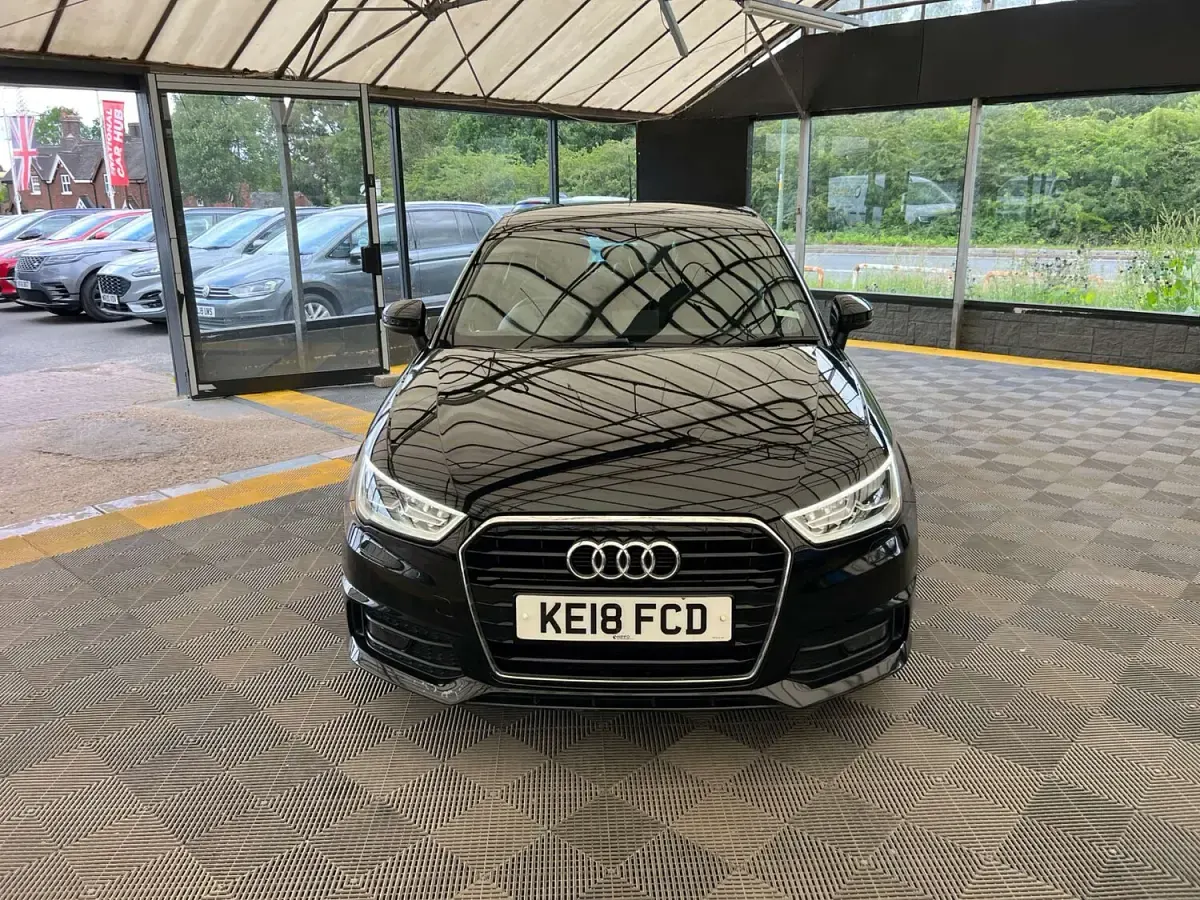 Used Audi A1 Sportback S-Line 125 HP (91 kW) 2018 Black Hatchback