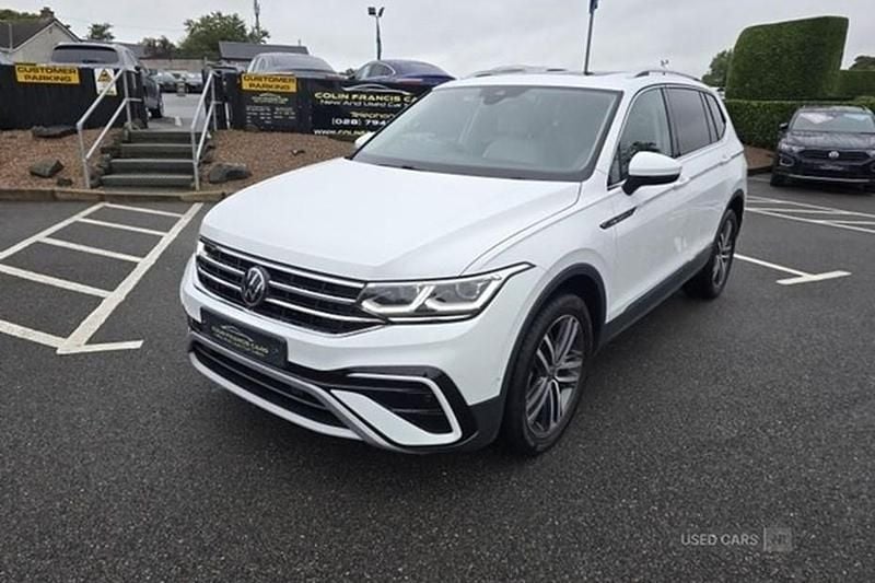 White Used 2022 VW Tiguan Allspace Elegance SUV | £29,950 (Fair price) - Image 1/1