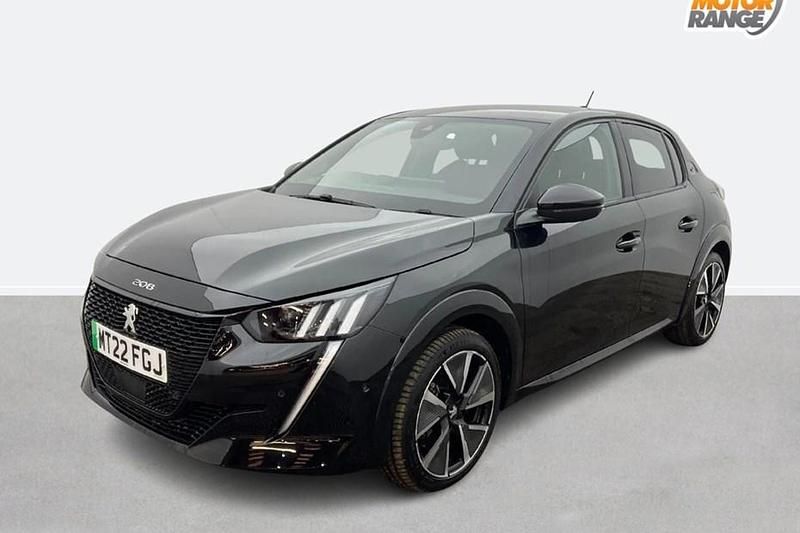 Black Used 2022 Peugeot e-208 Premium Hatchback | £14,695 (Fair price) - Image 1/1