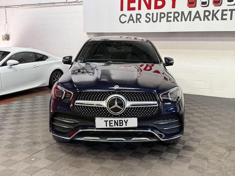 Used Mercedes GLE400 AMG line 2021 Blue Coupe