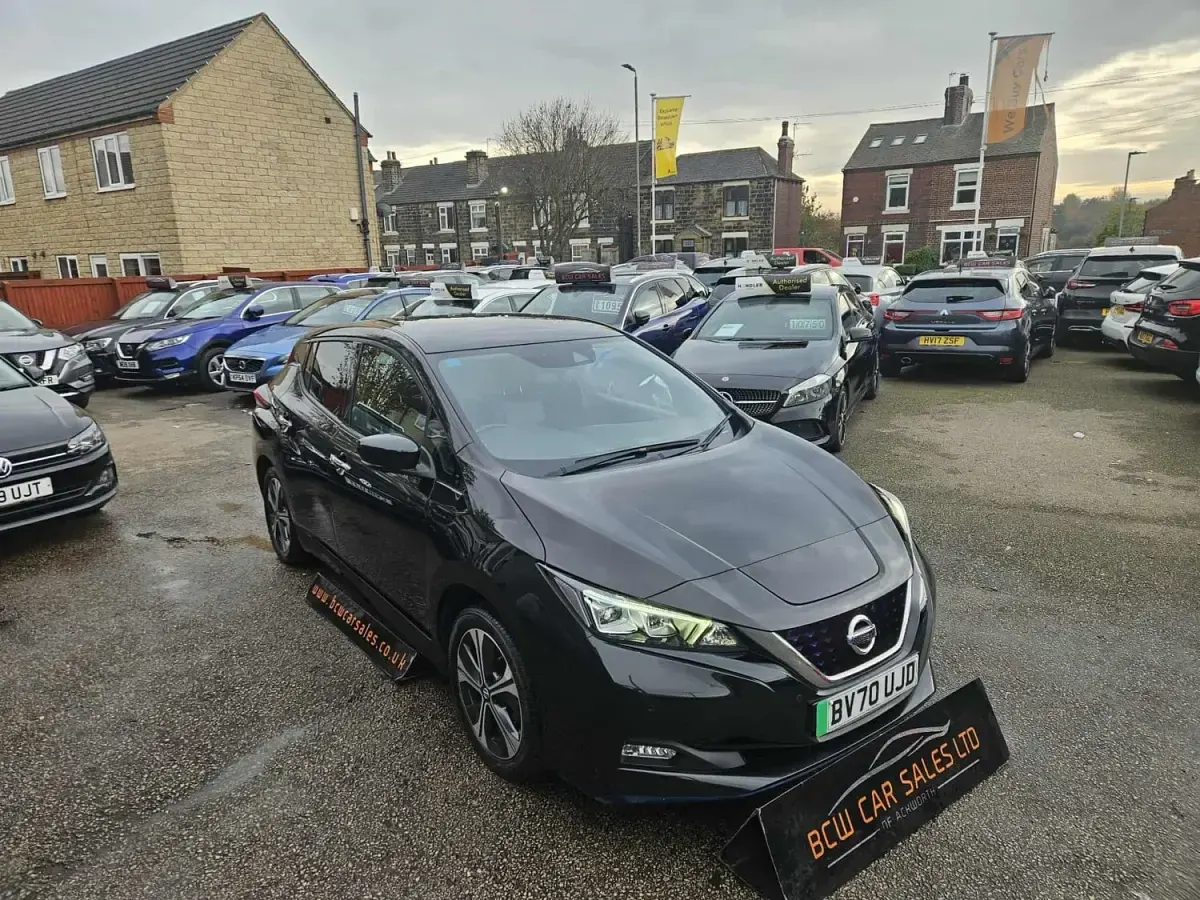 Usado Nissan Leaf N-TEC 160 kW (218 HP) 2020 Preto Citadino